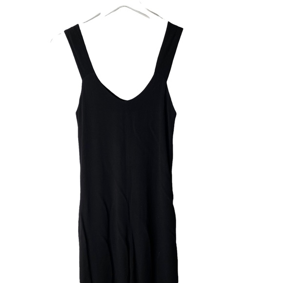 T by Alexander Wang Viscose Crepe Cropped Jumpsuit Romper Black Size XS - Picture 6 of 13